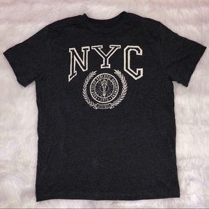 NYC Gray tee, size L